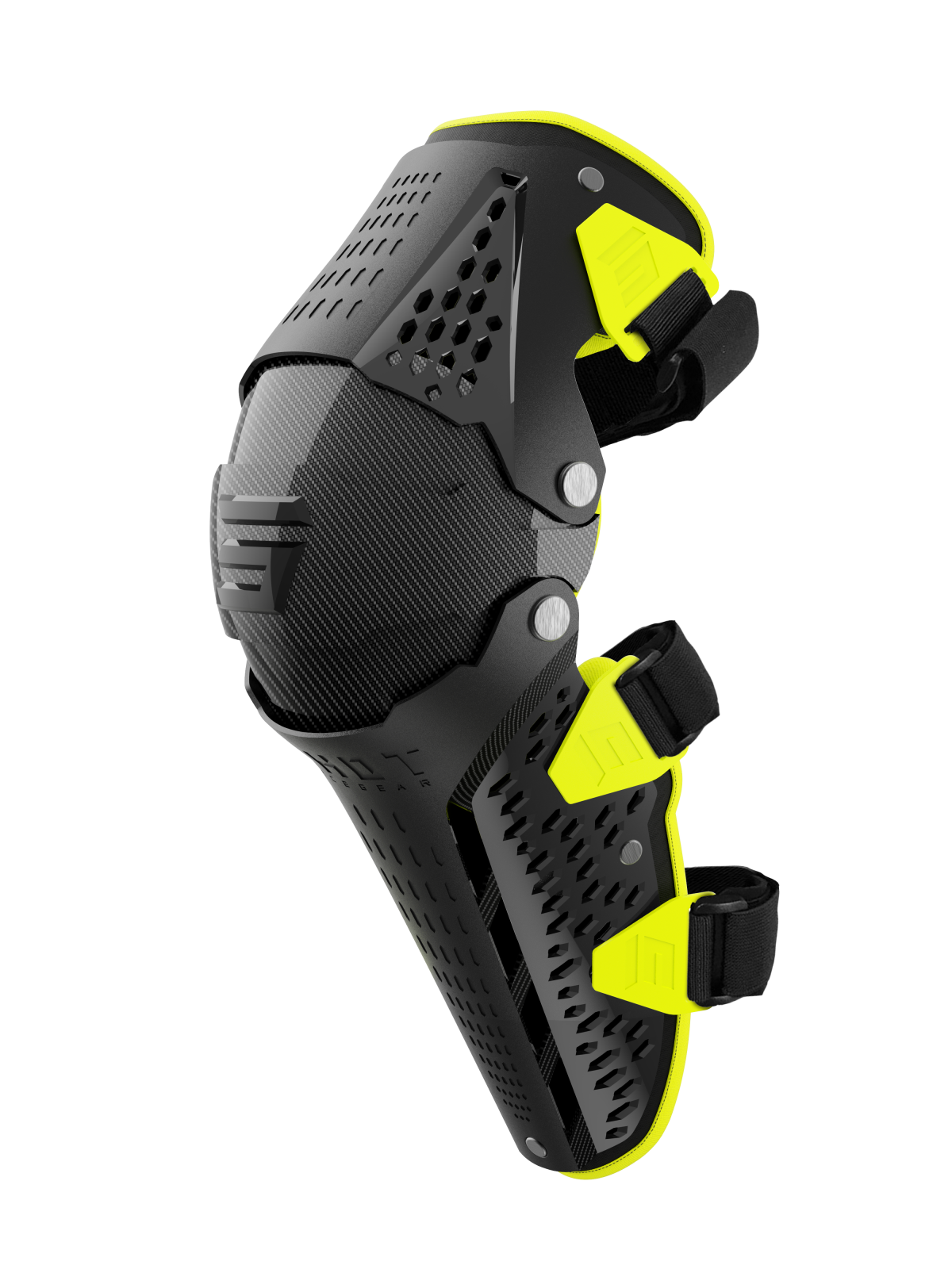 RODILLERAS SHOT AIRFLOW BLACK MOTOCROSS ENDURO