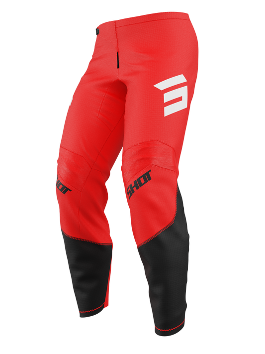 PANTALON MOTO SHOT DRAW PRIVATE RED MOTOCROSS ENDURO