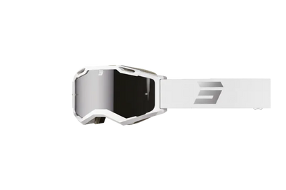 ANTIPARRAS MOTO SHOT IRIS 2.0 TECH SILVER GLOSSY MOTOCROSS ENDURO